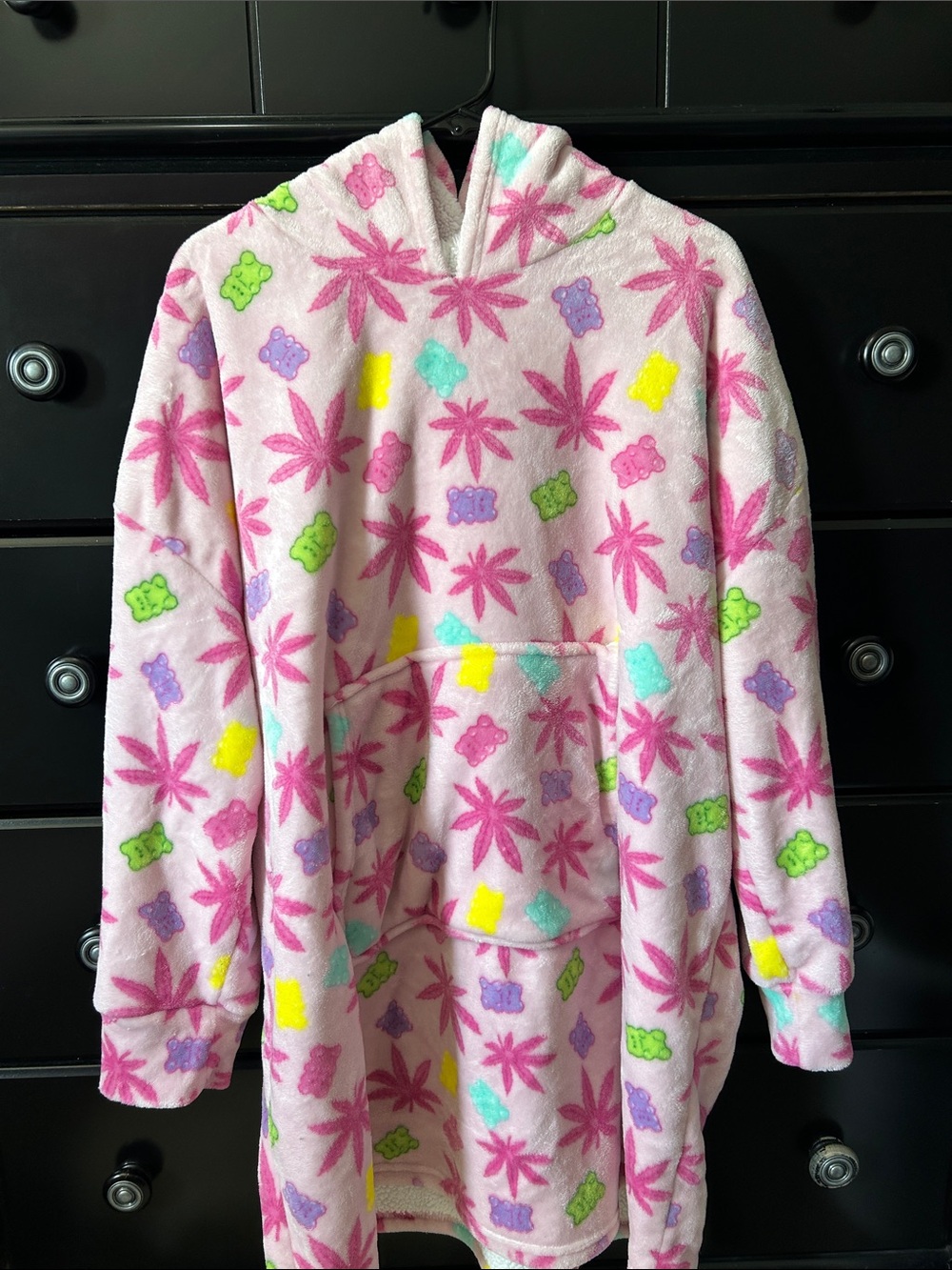 Plush Hooded Pullover Robe
